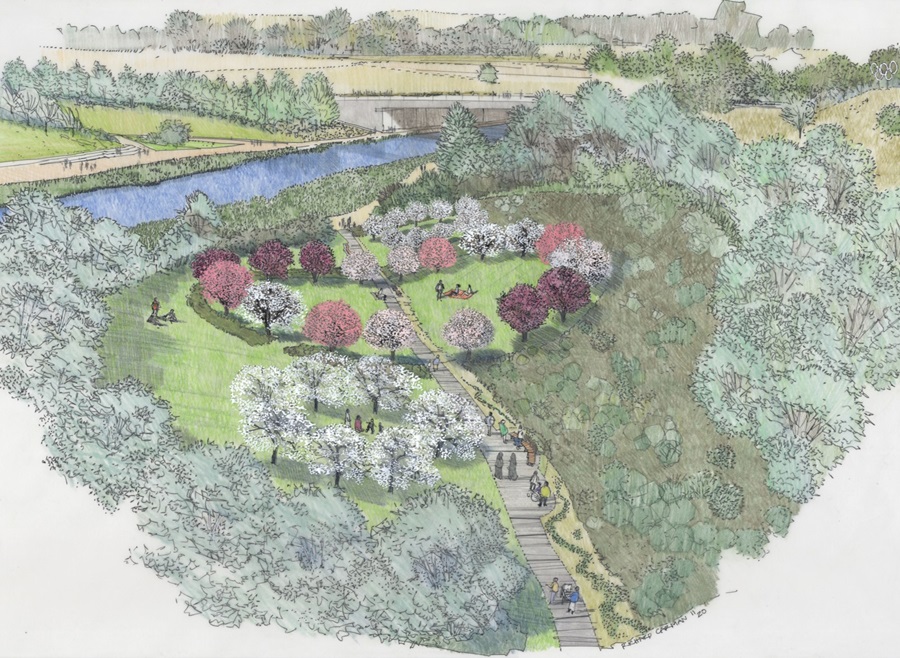 London Blossom Garden project design